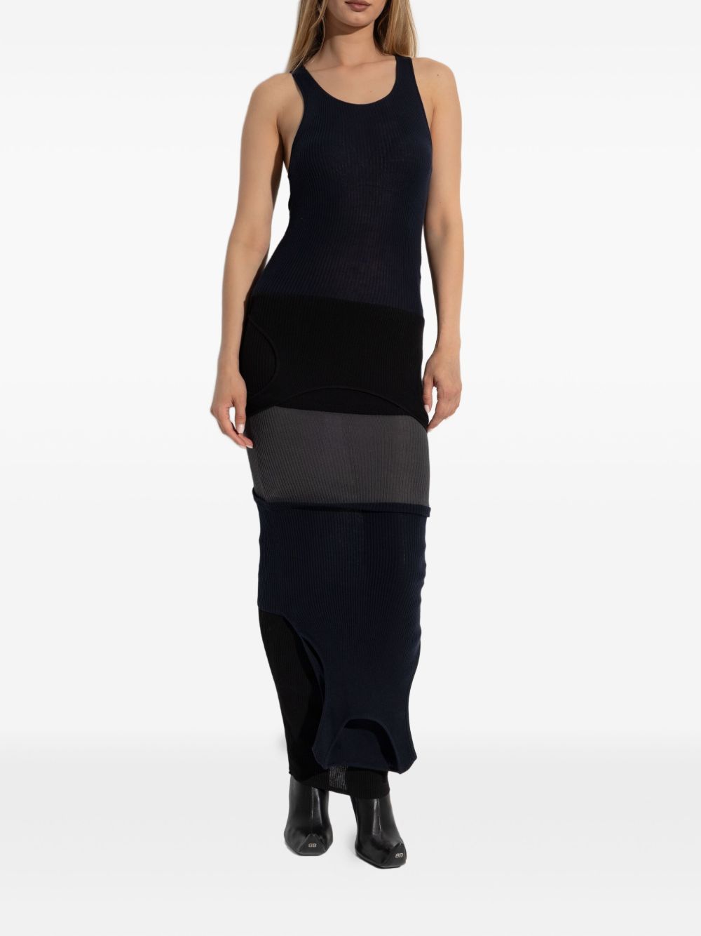 Fustan maxi pa mëngë Balenciaga