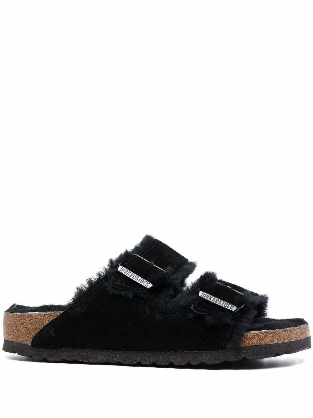 Birkenstock Arizona shearling-lined sandals