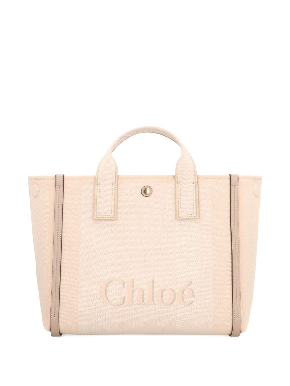 Çantë tote Chloé Carry prej kanavace
