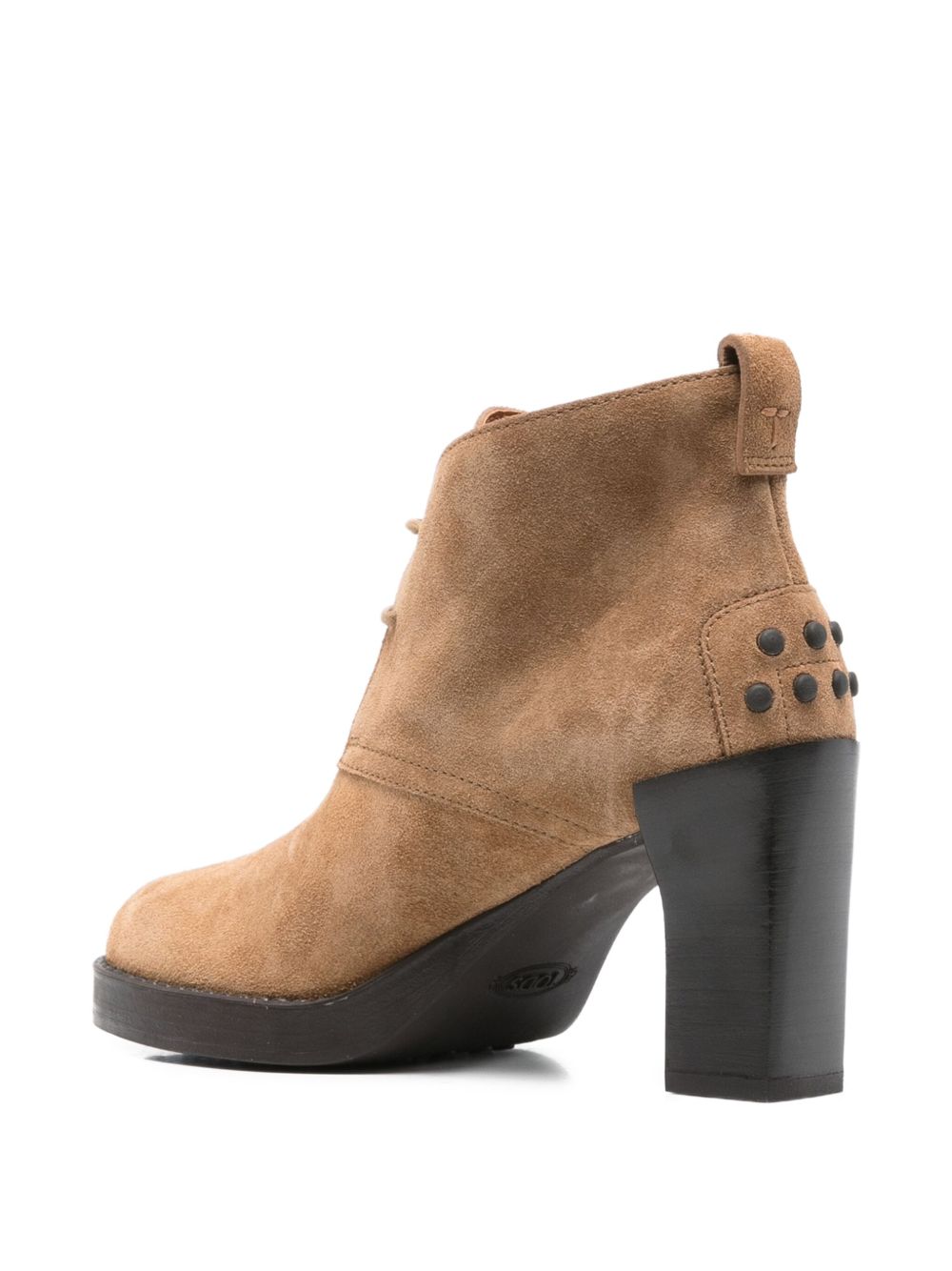 Çizme me lidhëse në kyçin e këmbës Tod's prej suedeje