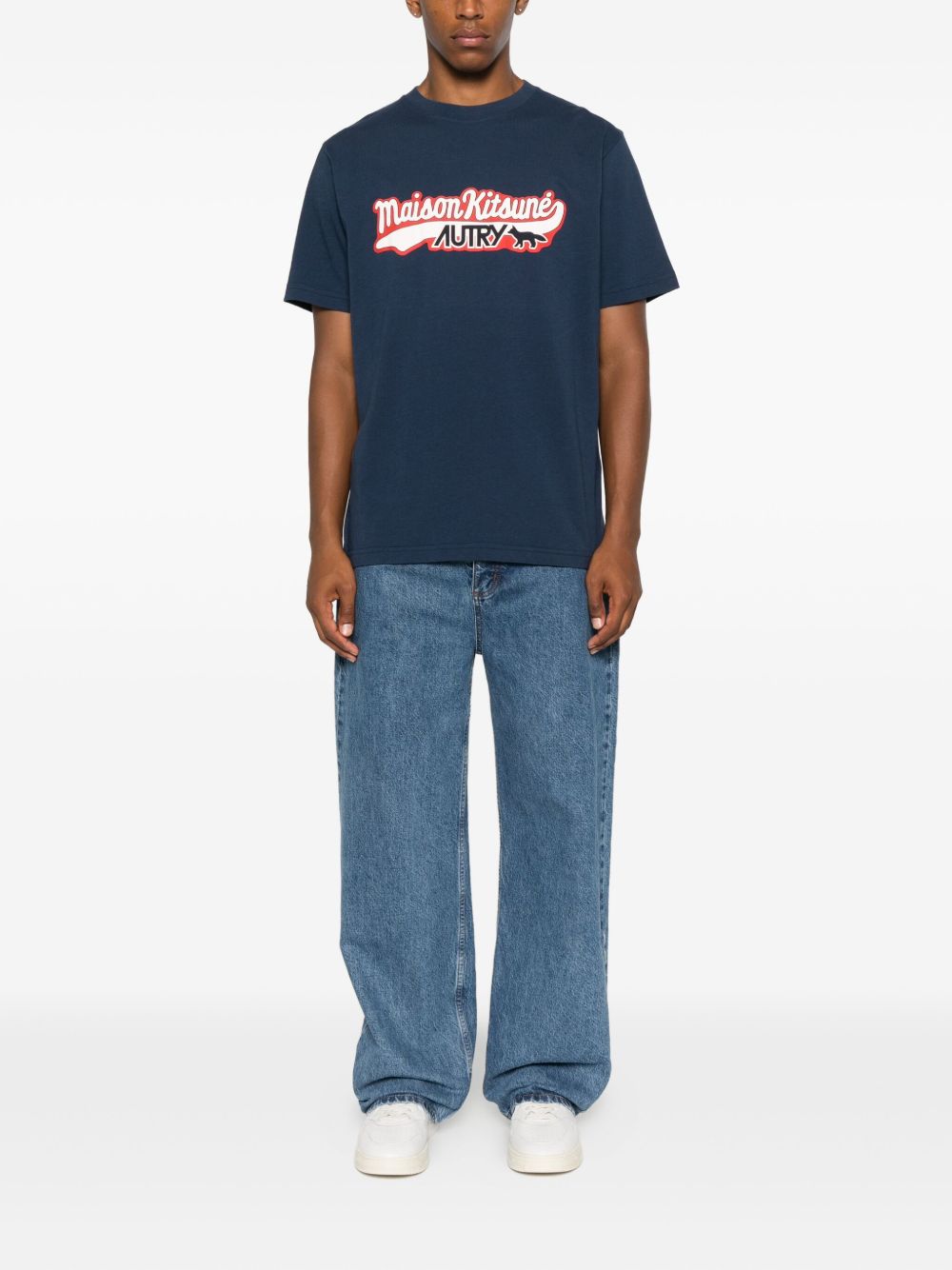 AUTRY X MAISON KITSUNE T-shirt / Polo Blu