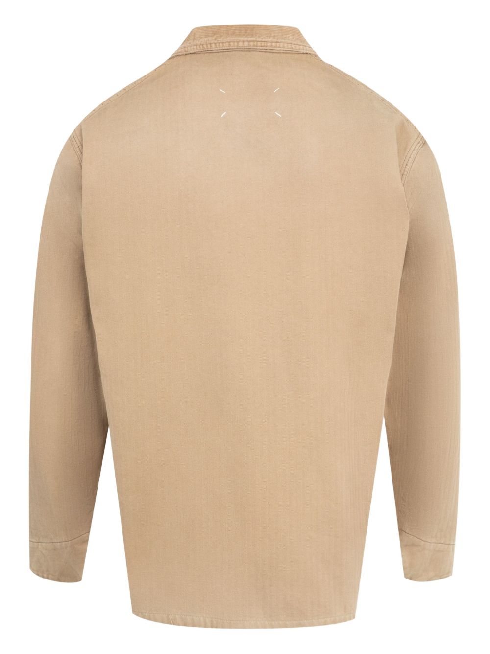 Maison Margiela Herringbone-weave shirt jacket