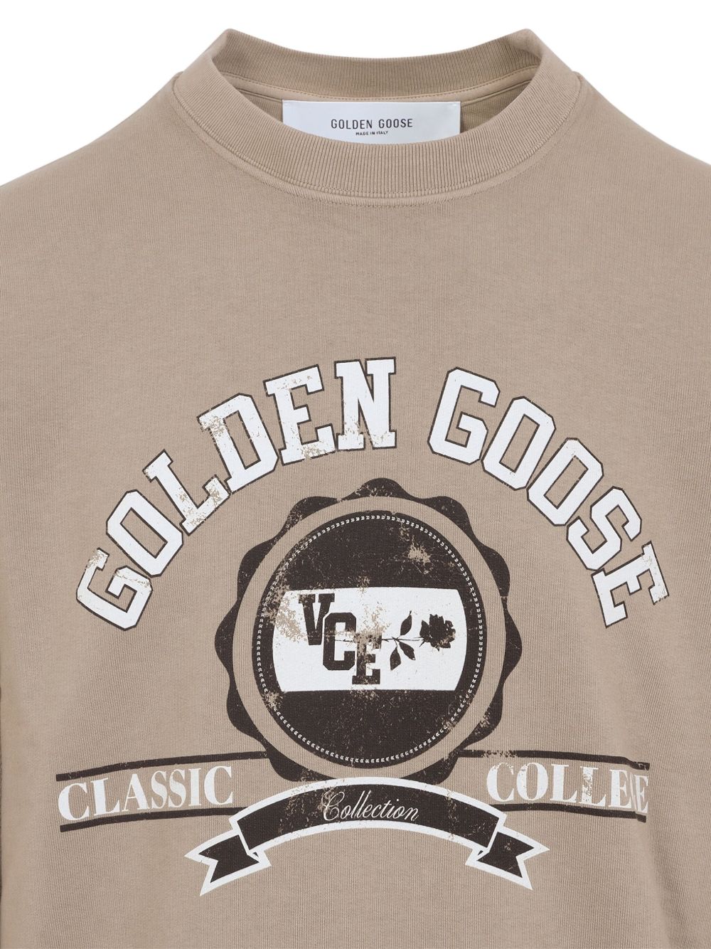 Pulovër Golden Goose në ngjyrë bezhë