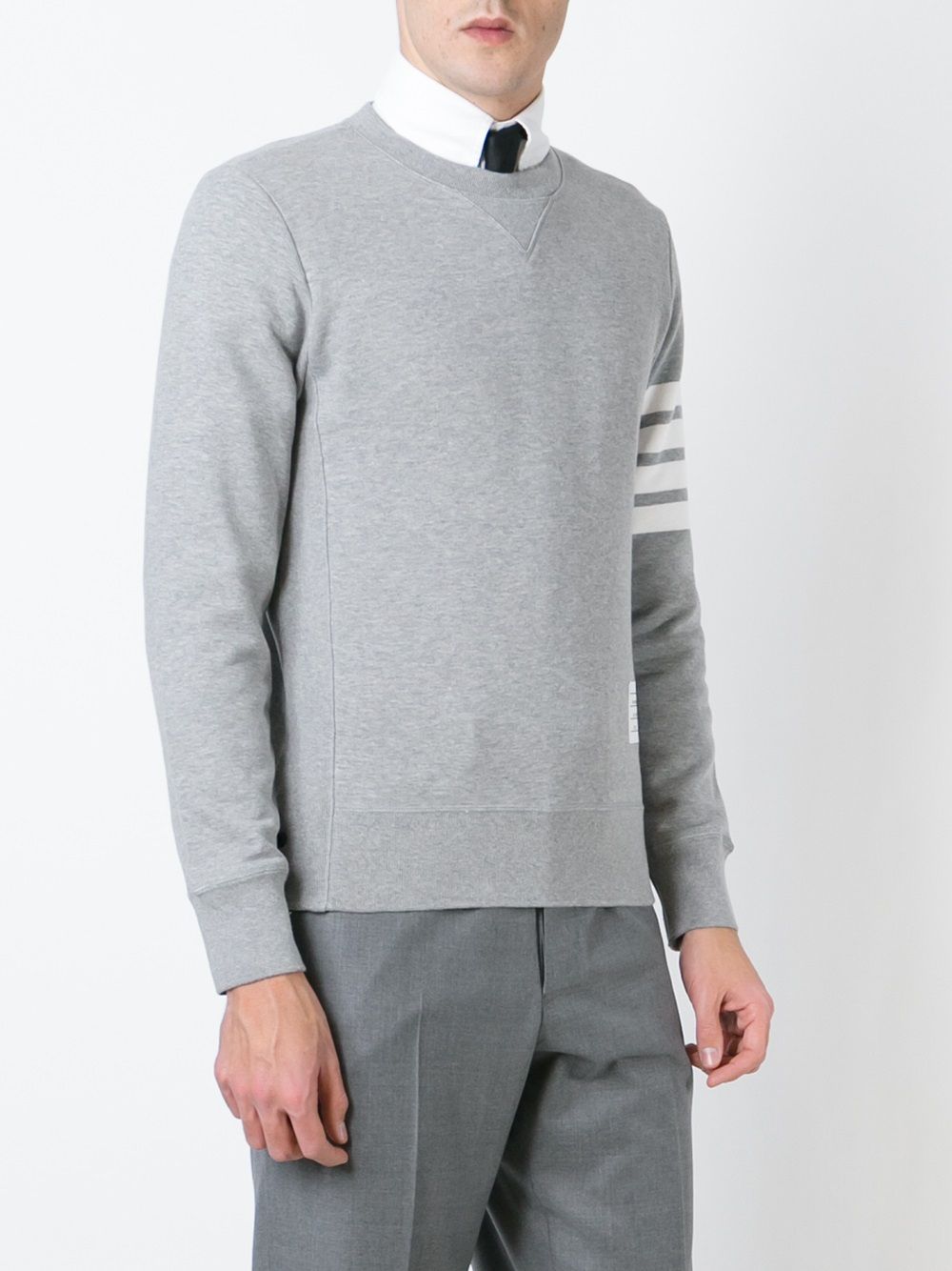 Thom Browne Relaxed fit Crafted in Japan Cotton crewneck sweatshirt