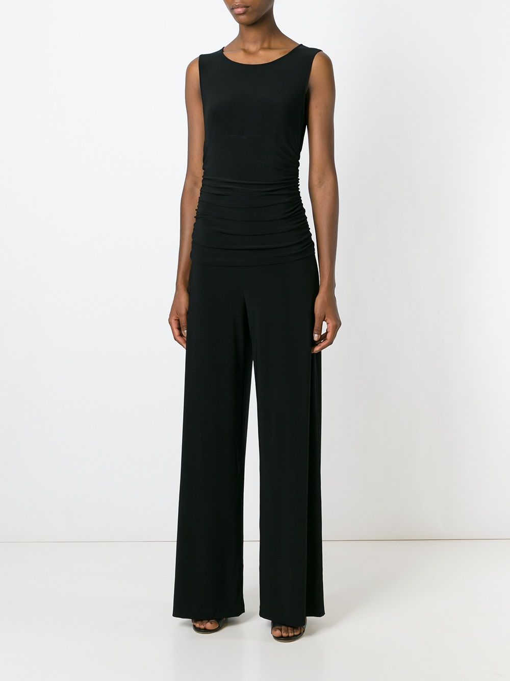 Norma Kamali Sleeveless crewneck jumpsuit