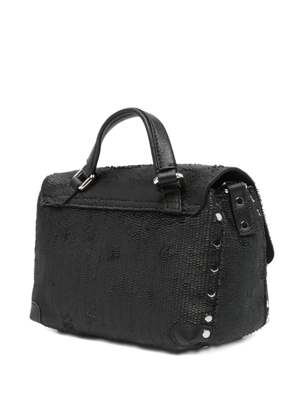 Zanellato Capsule Zanellato Postina® Baby Bag In Amoretto Black Etna Leather