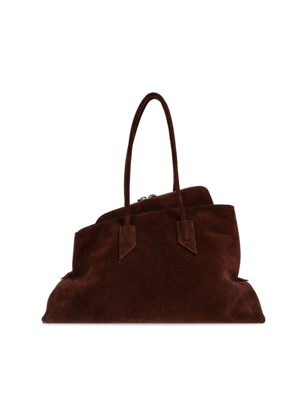 The Attico ''La Passeggiata Medium'' Light Chocolate Top Handle