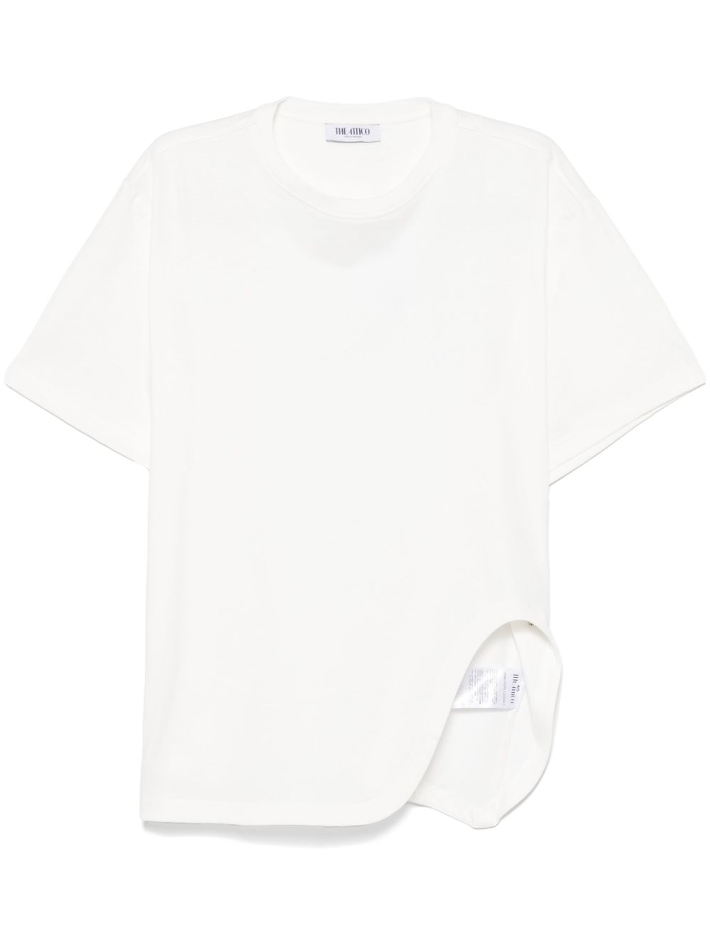 The Attico Asymmetric cotton t-shirt