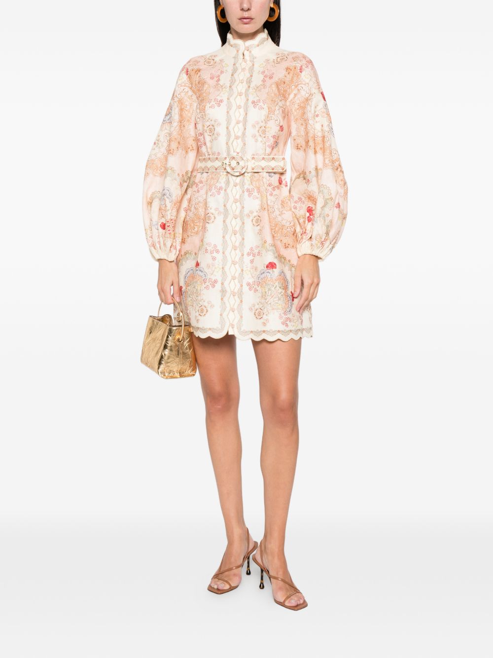 Zimmermann Daylight linen mini dress