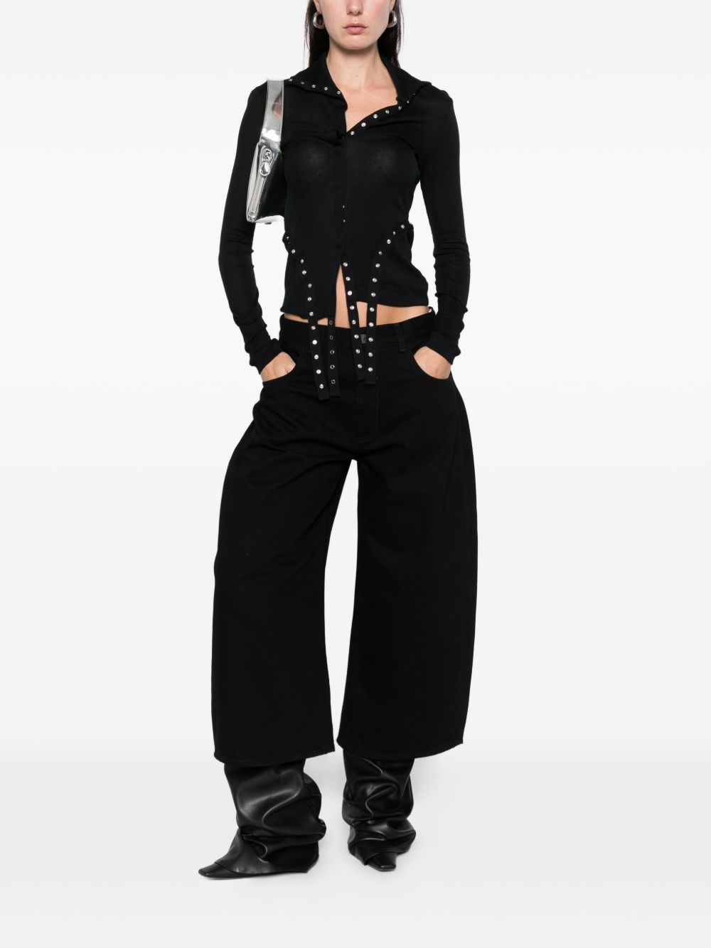 The Attico Denim cotton jeans