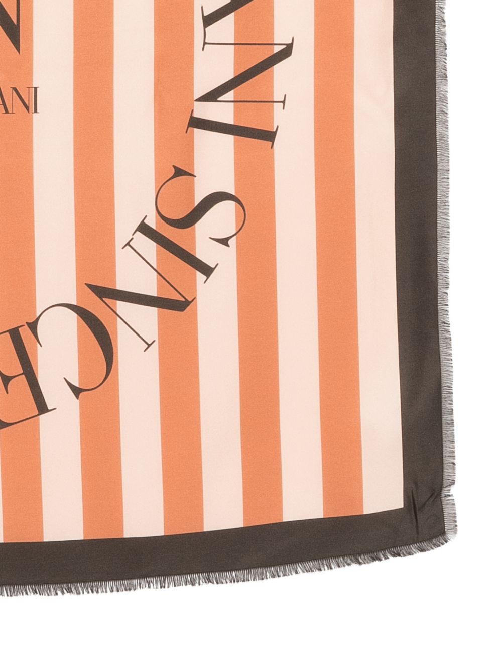 Emporio Armani Icon Print Pure Silk Foulard