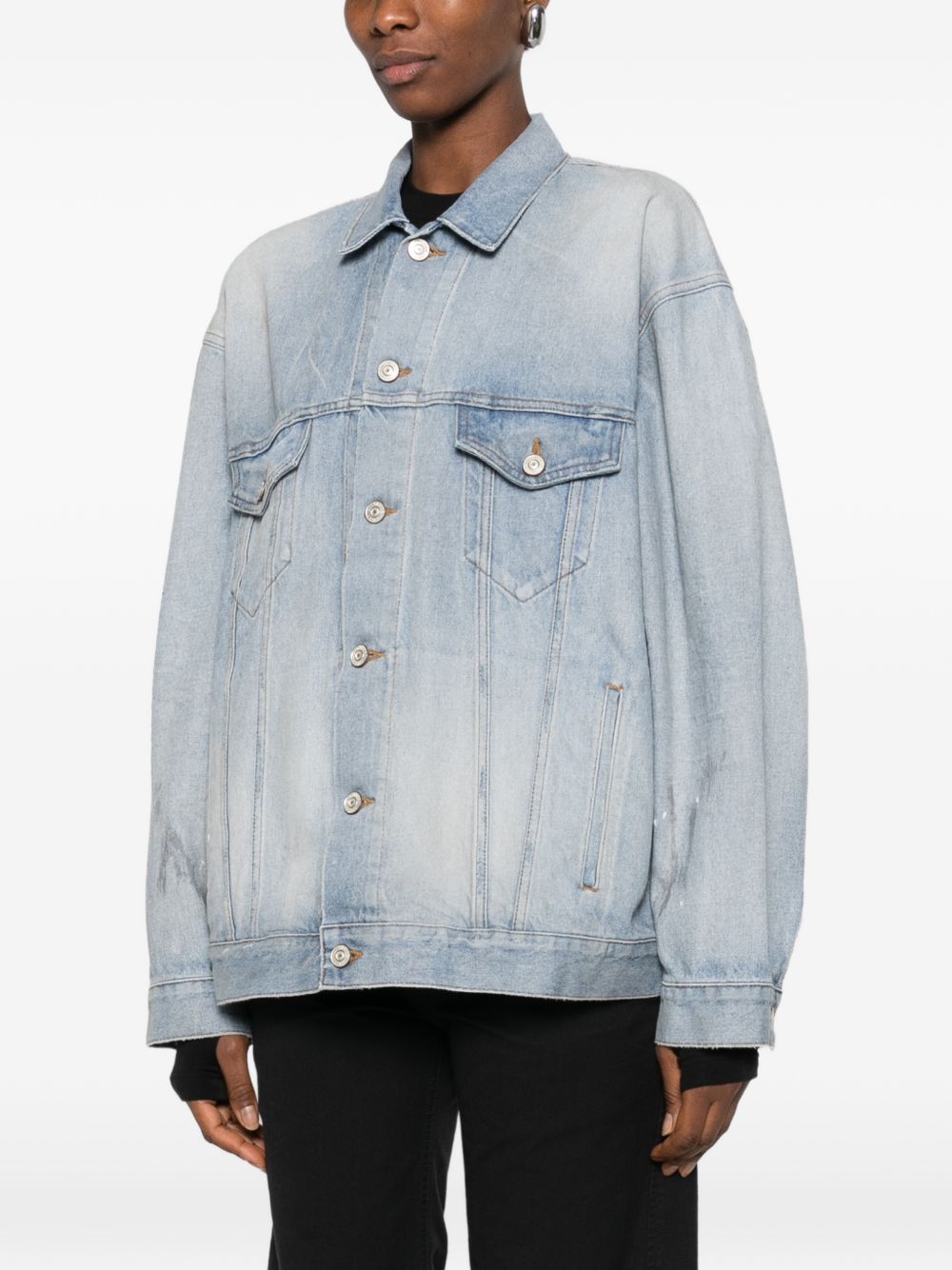 Xhaketë Balenciaga Blu e Qartë