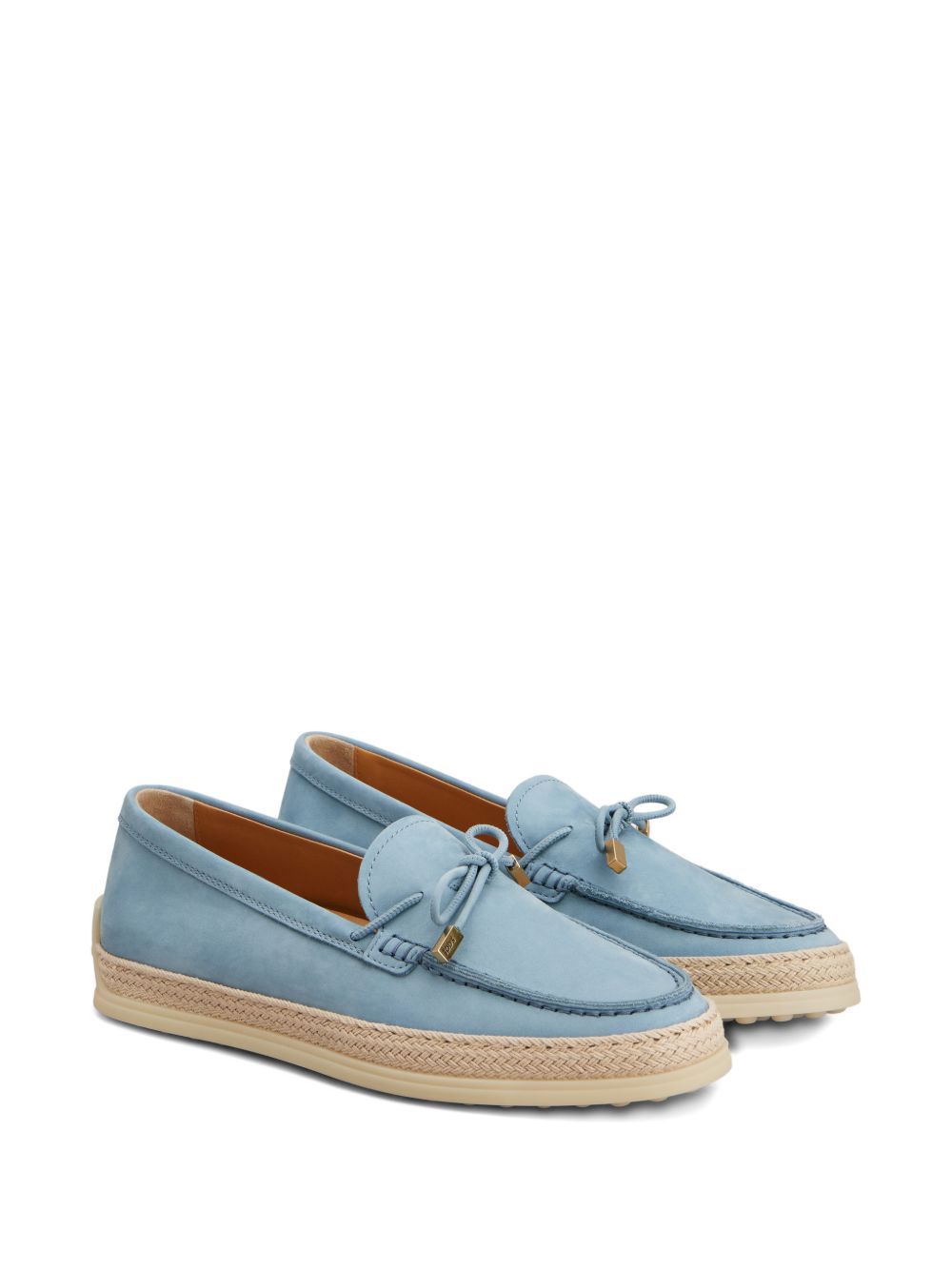 Tod'S Nubuck Moccasin Loafers