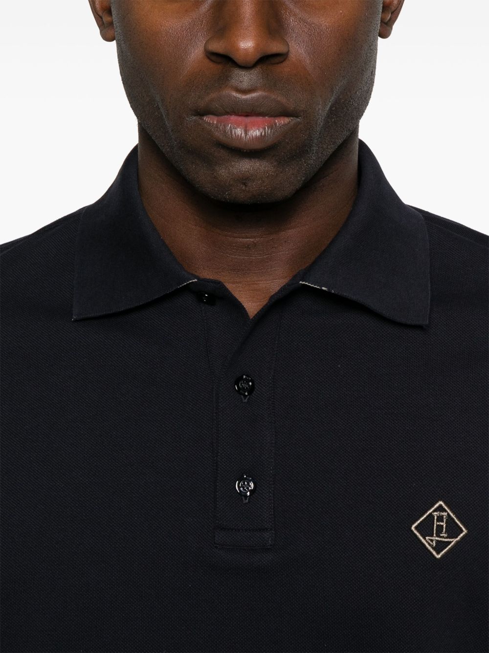 Herno Logo cotton polo shirt