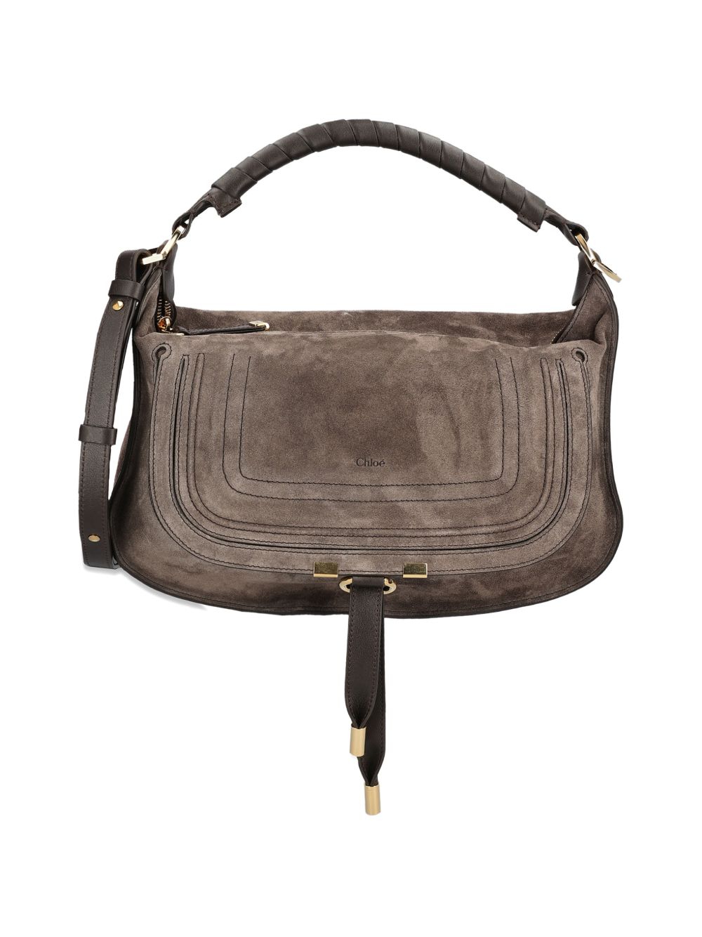 Chloé Marcie Suede Shoulder Bag