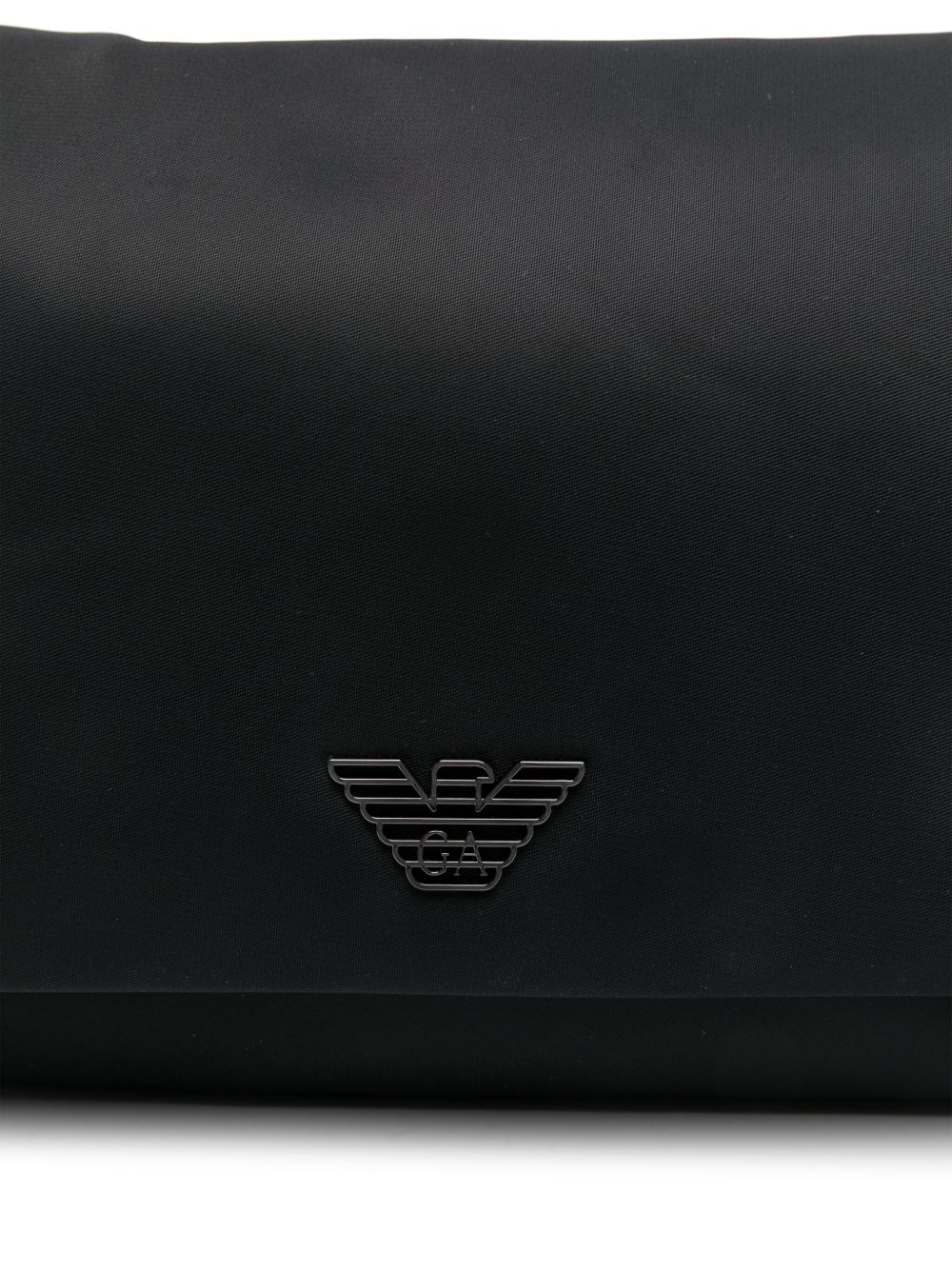Emporio Armani Exclusive Asv Recycled-Nylon Shoulder Bag With Flap