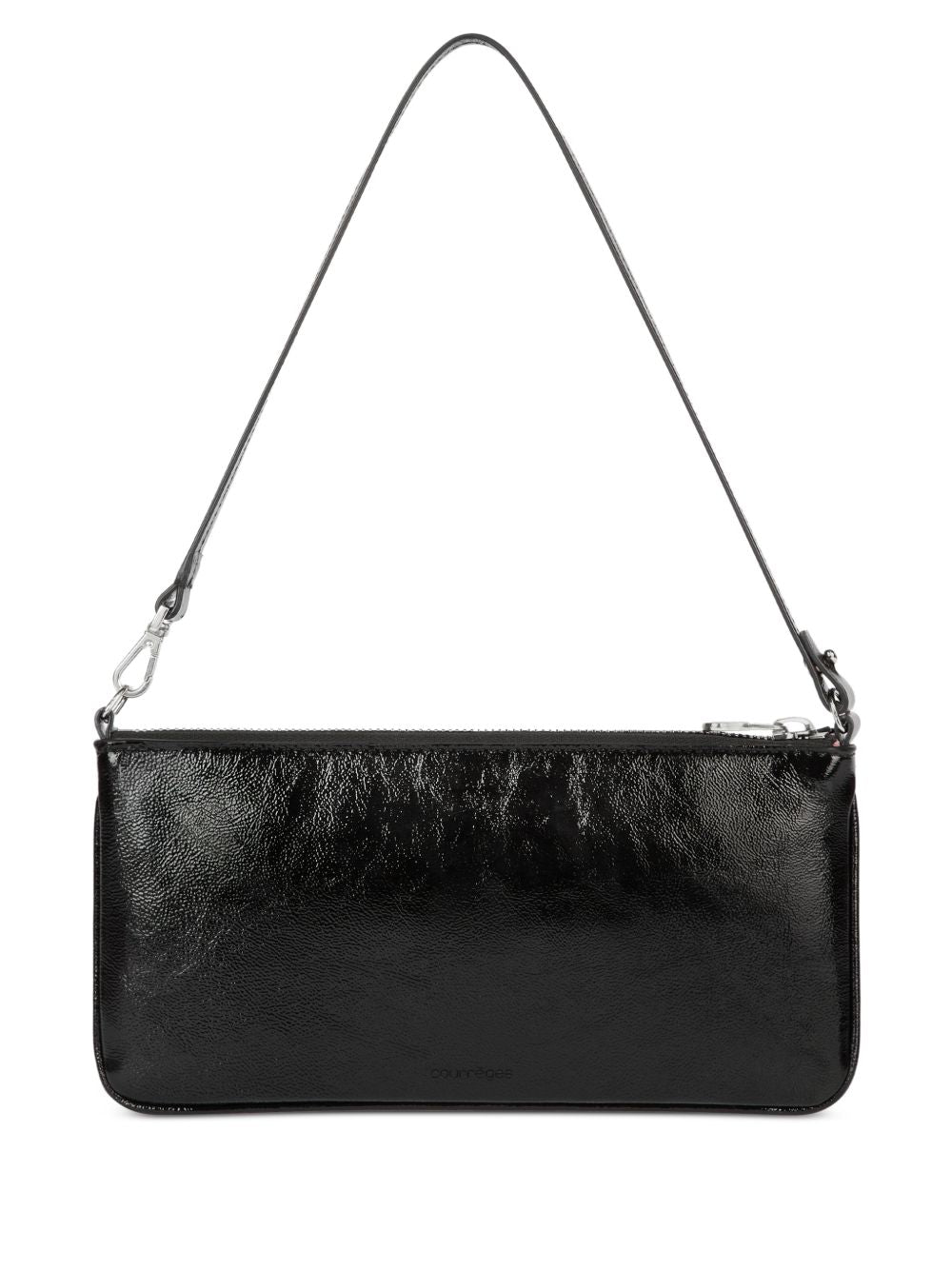 Courreges Pre Logo-Plaque Zipped Pouch