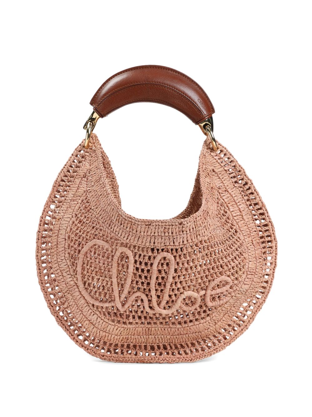 Chloé ChloÃ© Summer Banana rafia hobo bag