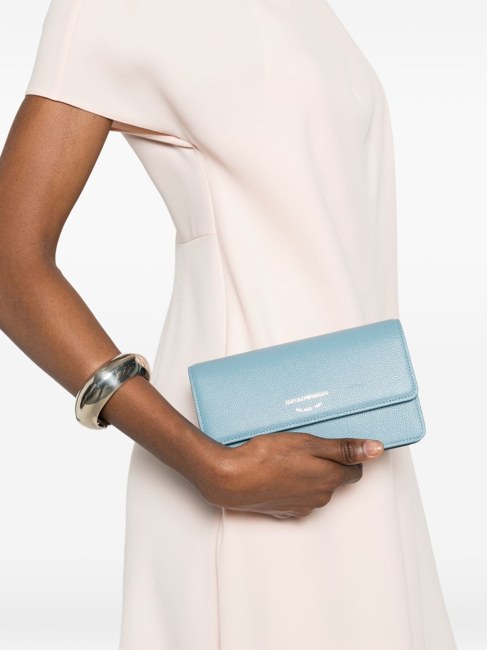Emporio Armani Mini Bag In Tumbled Leather