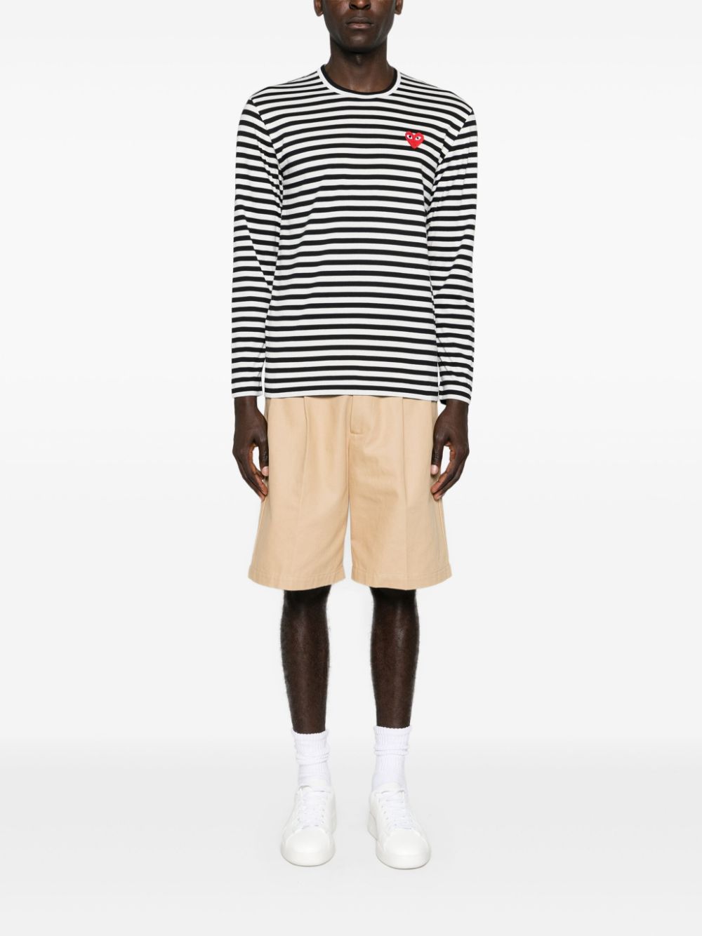 Comme Des Garcons Comme Des GarÃ§ons Striped cotton t-shirt