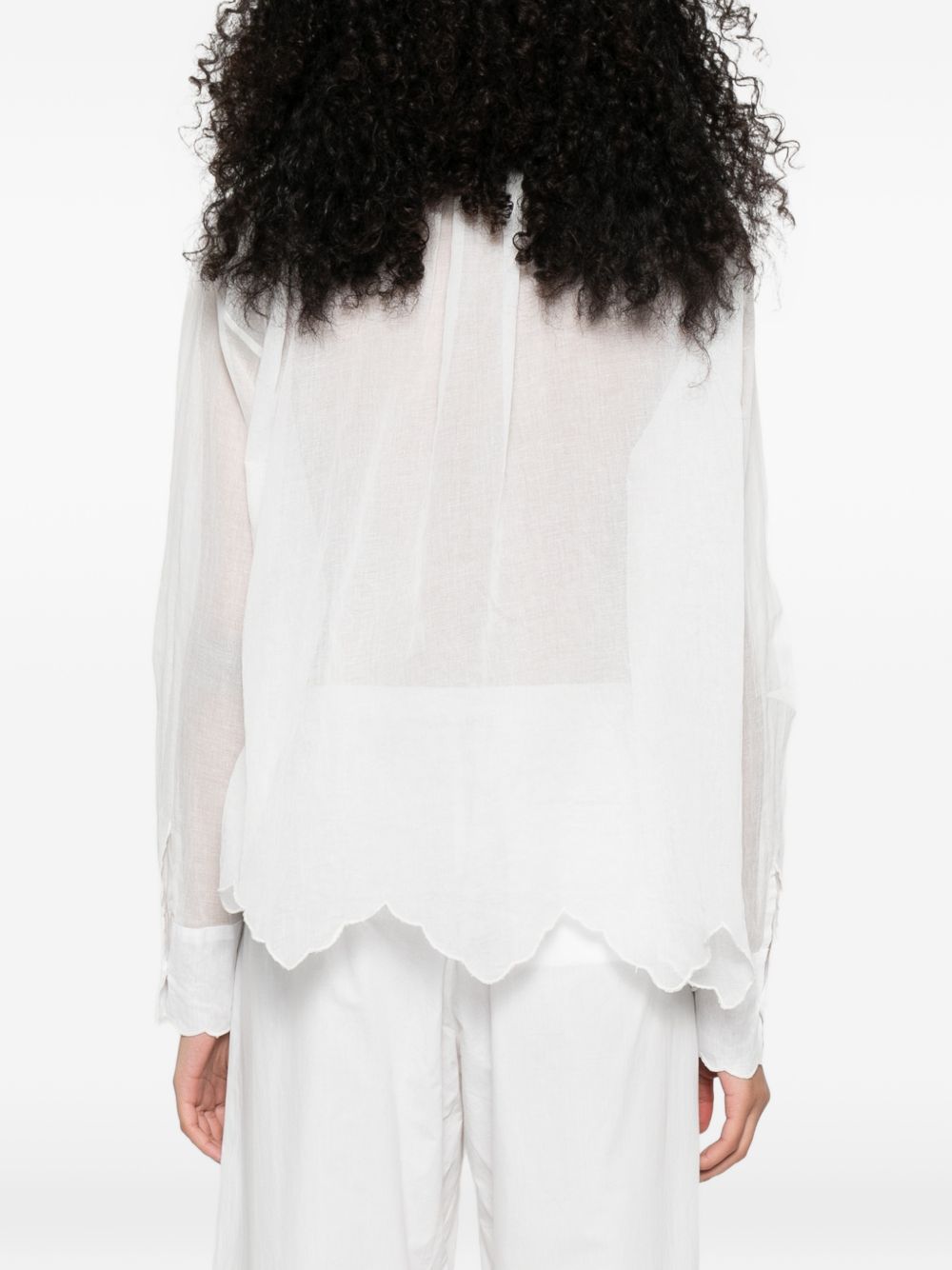 Forte Forte Embroidered cotton shirt