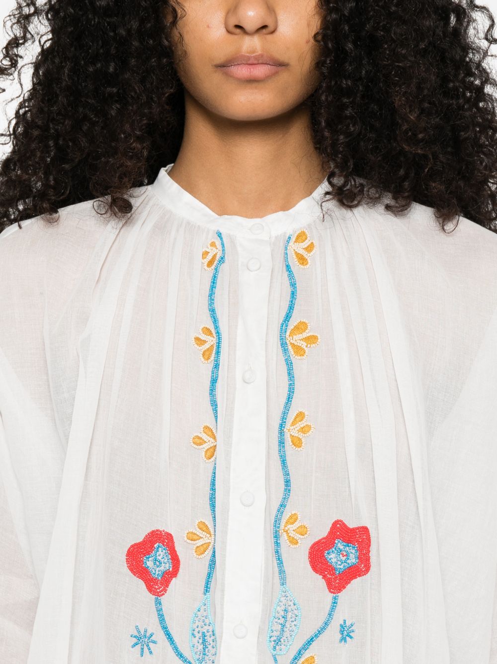 Forte Forte Embroidered cotton shirt