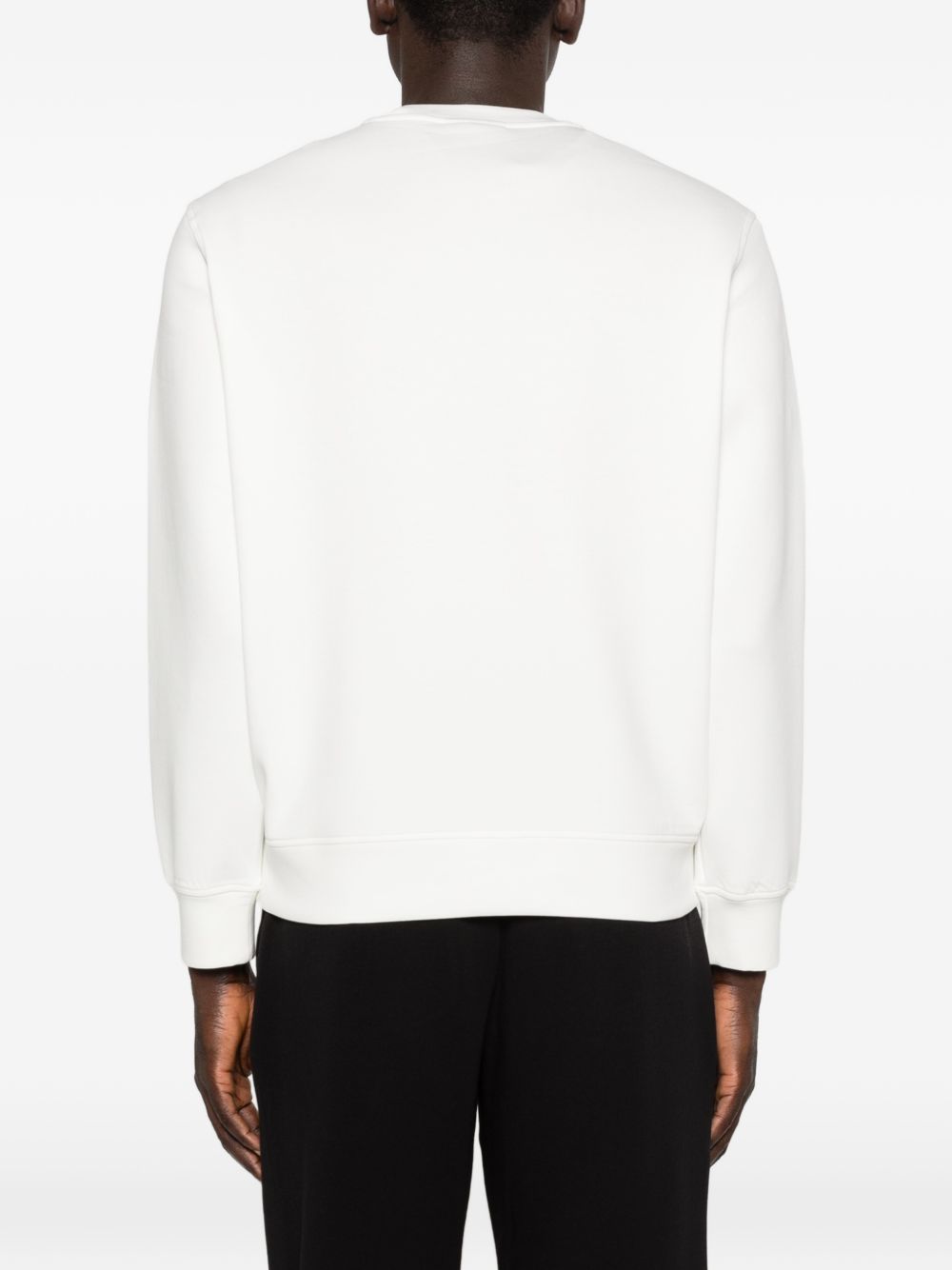 Emporio Armani Logo cotton hoodie