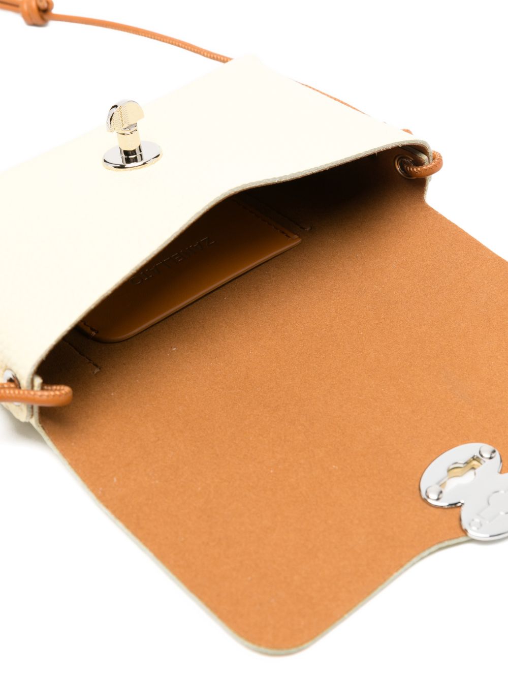 Zanellato Lettera® Small Bag In Hammered Yellow Zibibbo Di Pantelleria Leather