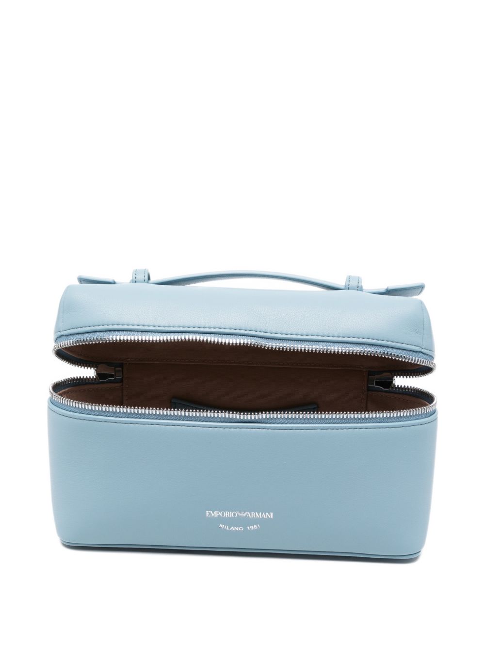 Emporio Armani Nappa Leather Vanity Case