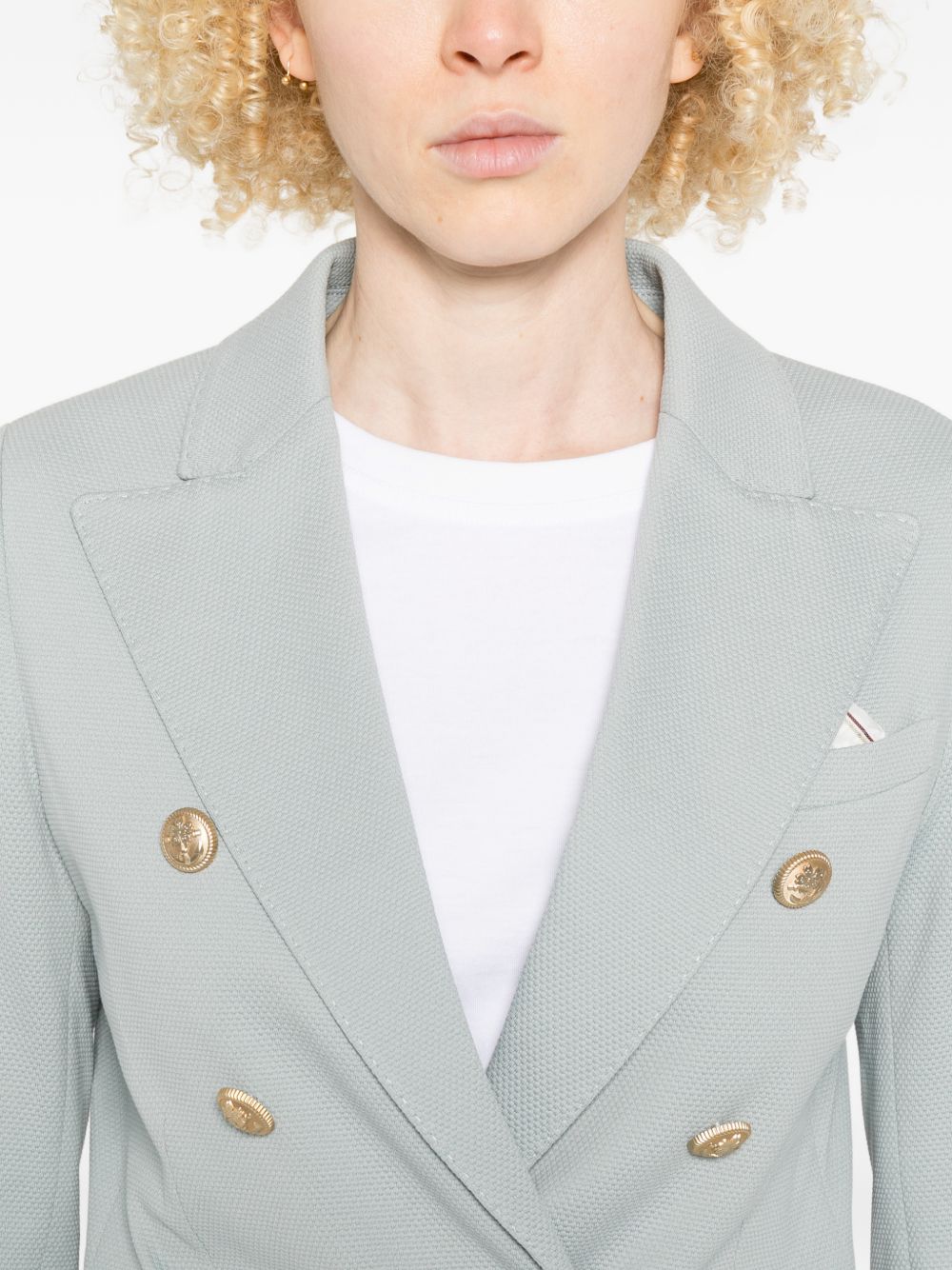 Circolo 1901 Cotton double-breasted jacket