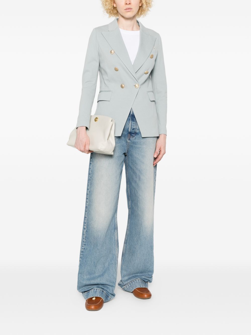 Circolo 1901 Cotton double-breasted jacket