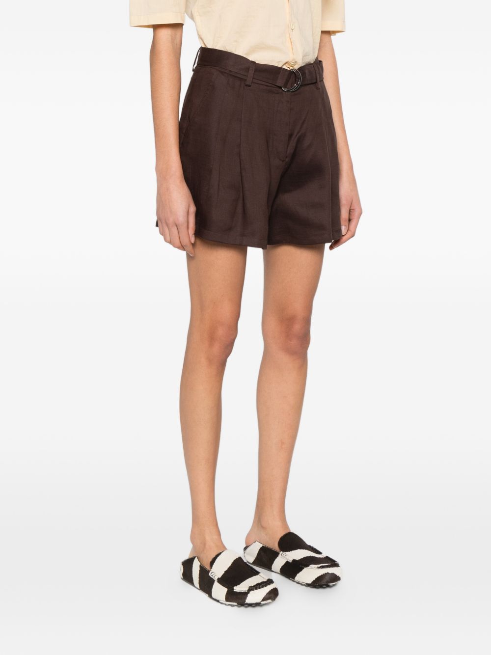 Ermanno Firenze Linen blend shorts