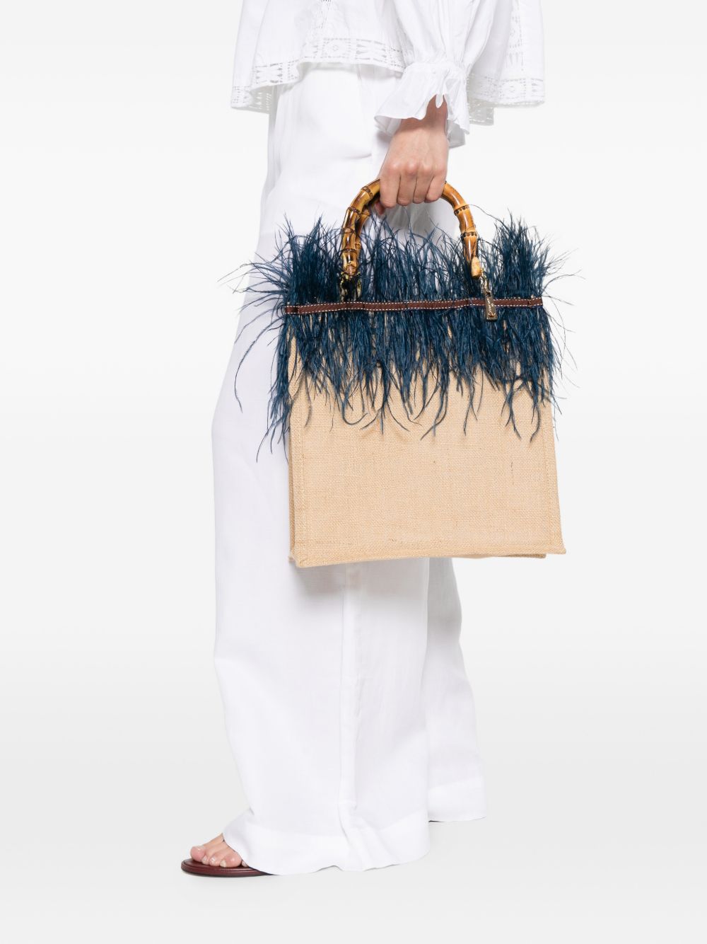 La Milanesa Violetta medium handbag