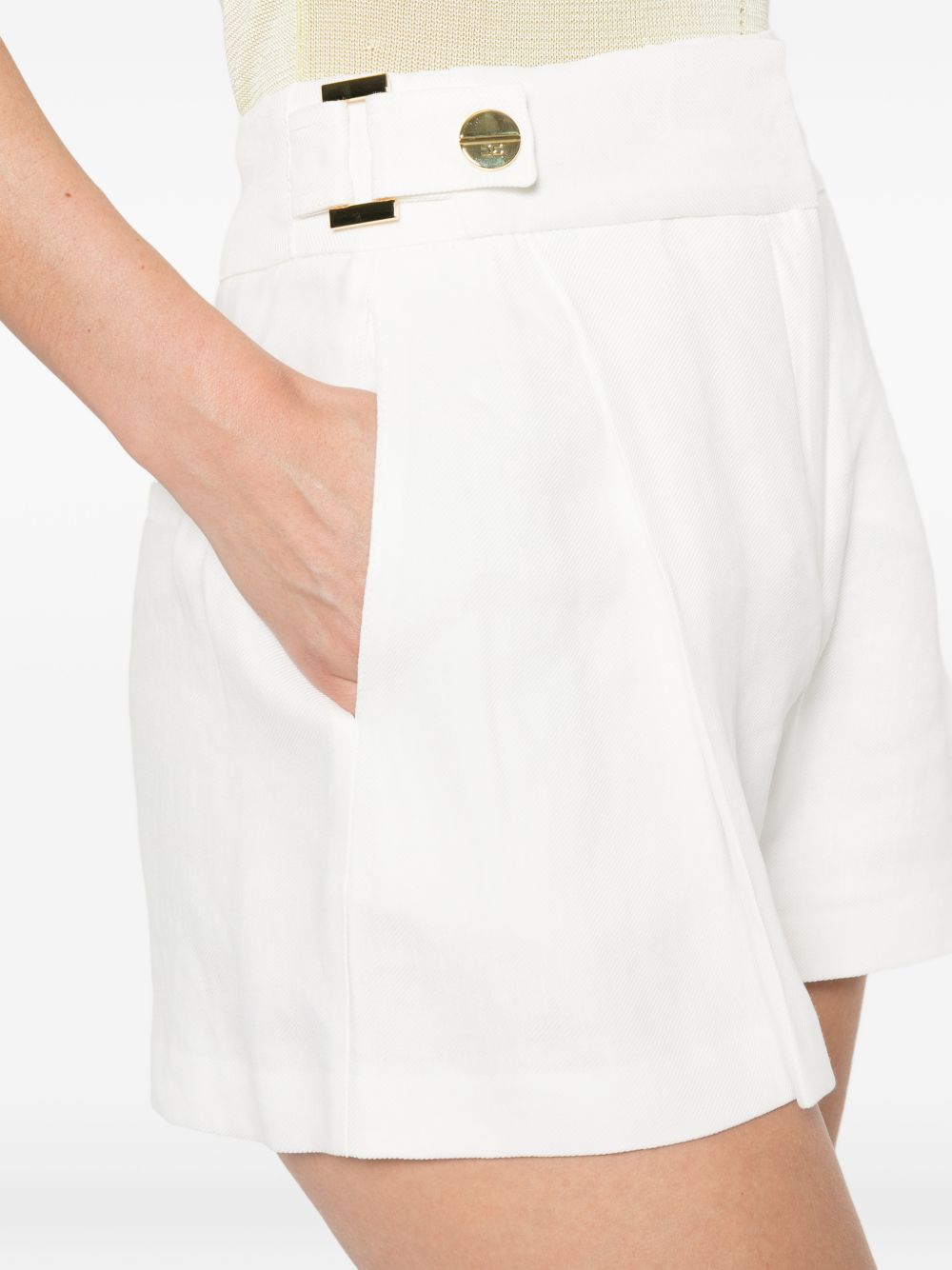 Elisabetta Franchi Linen blend shorts