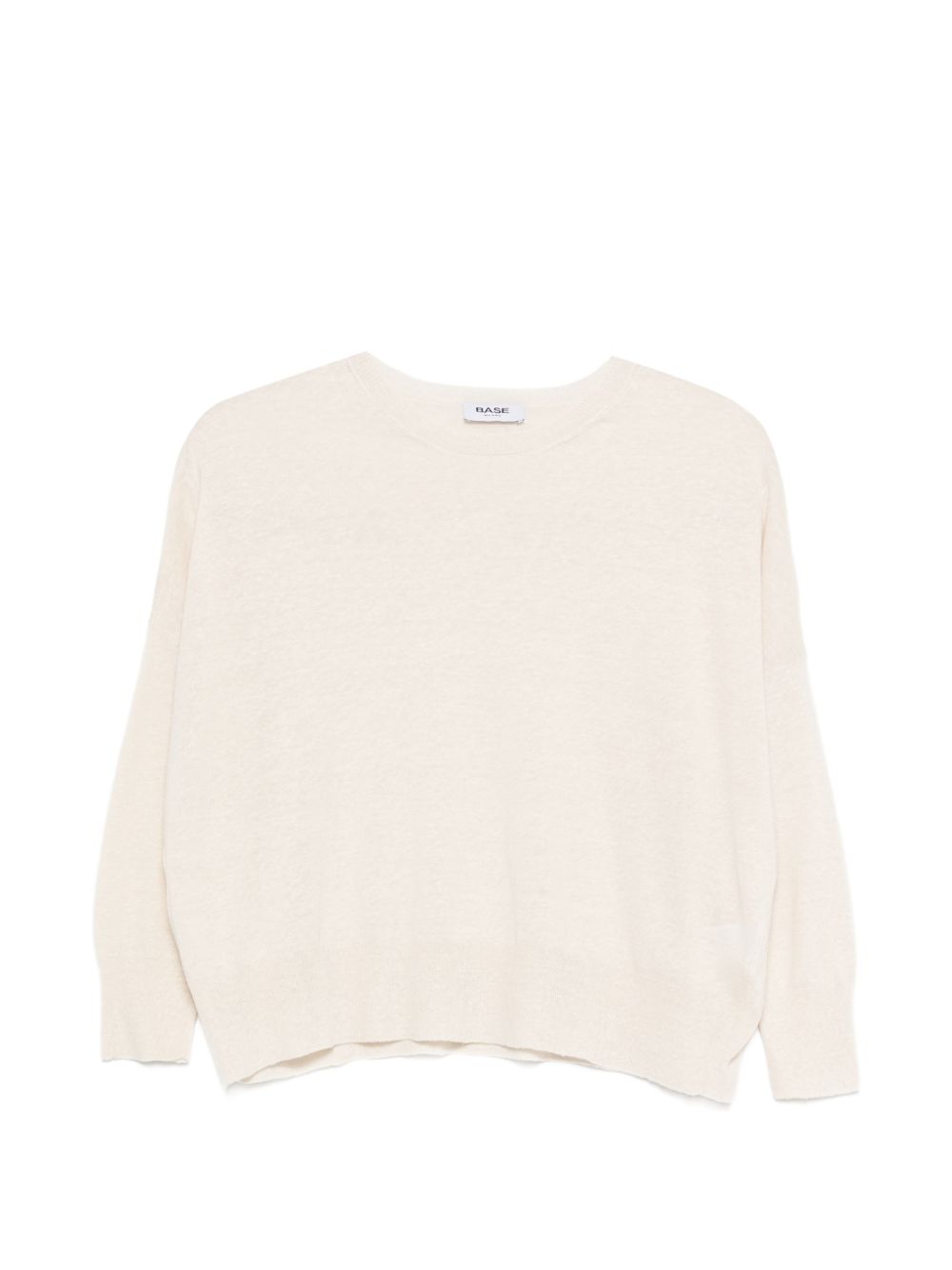 Base Linen and cotton blend sweater