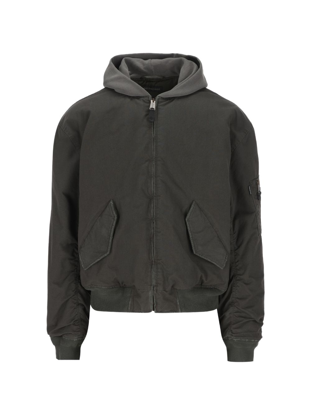 Balenciaga Cotton and nylon blend bomber jacket