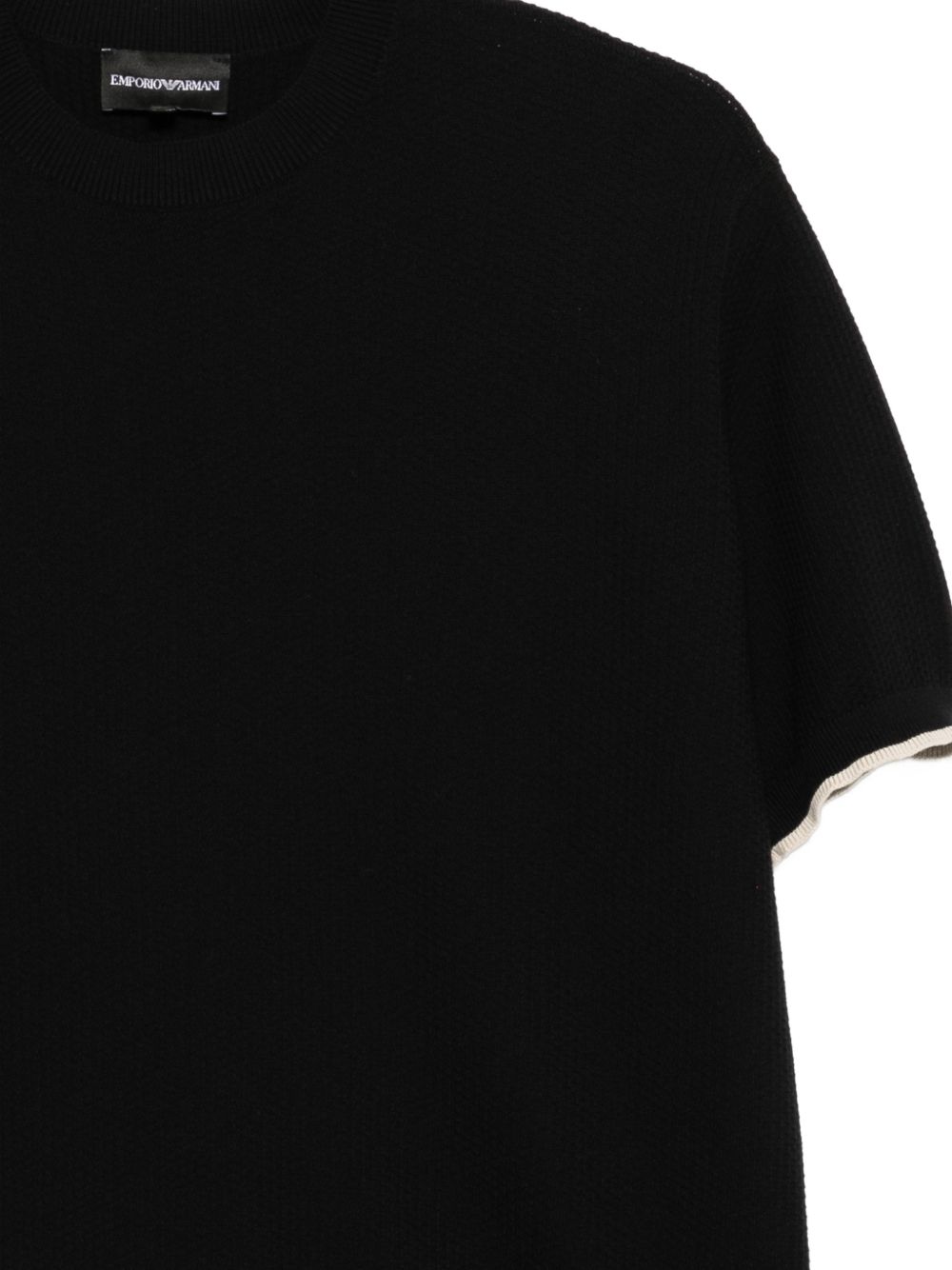 Emporio Armani Cotton knitted t-shirt