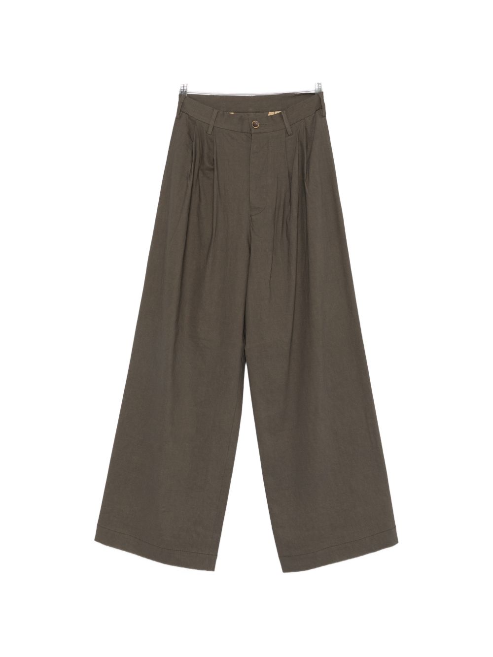 Uma Wang Paella linen blend trousers
