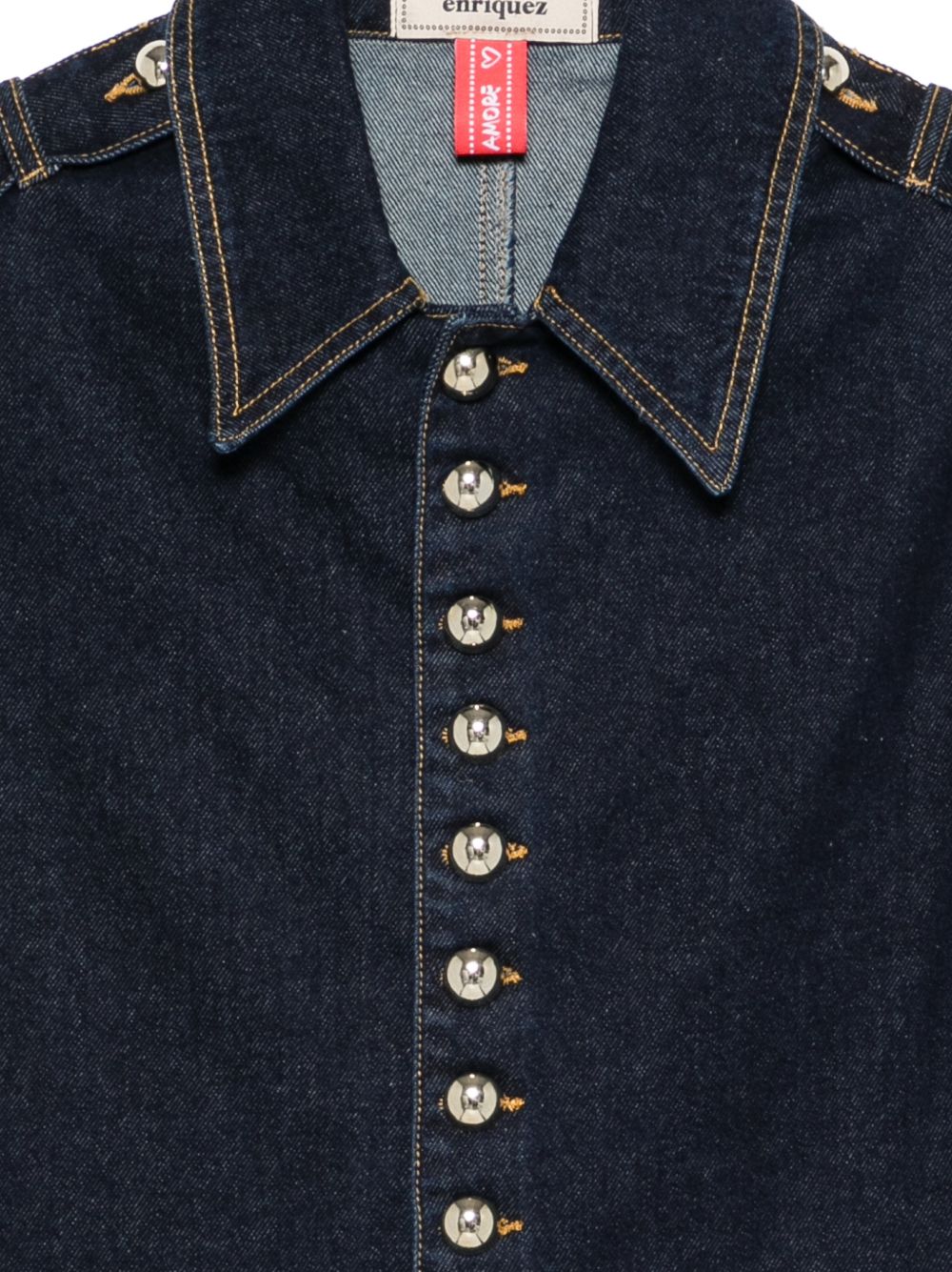 Alessandro Enriquez Denim cotton jacket