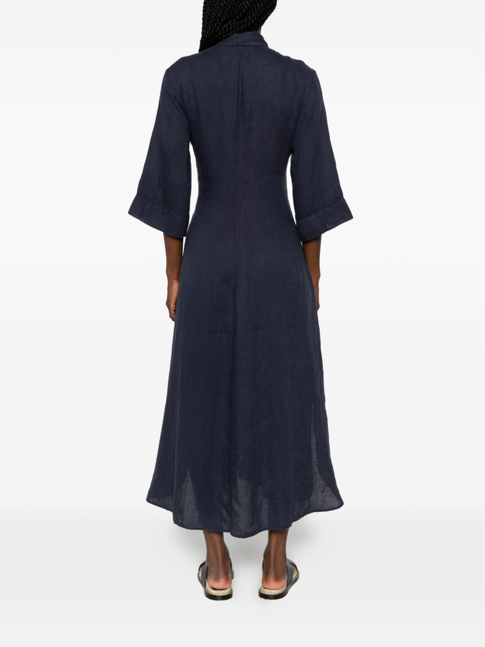 Archivio '67 Linen chemisier dress