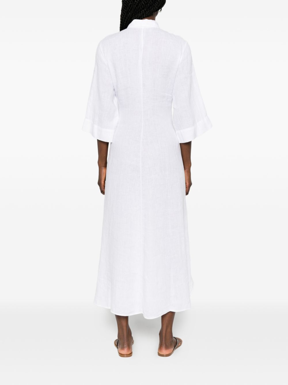 Archivio '67 Linen chemisier dress