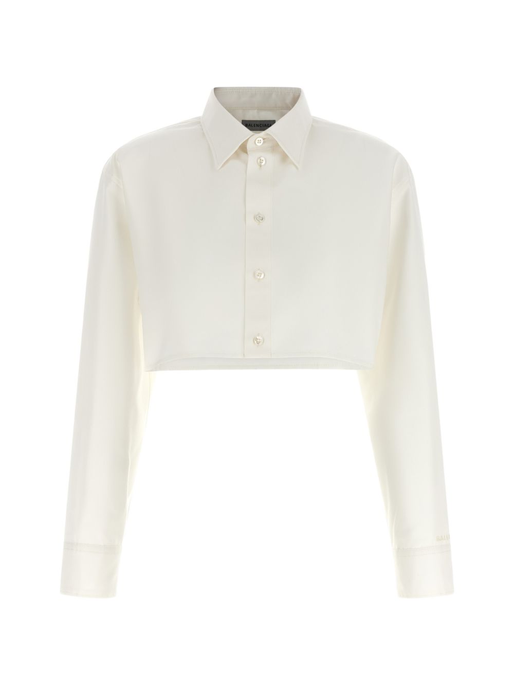 Balenciaga Cotton cropped shirt