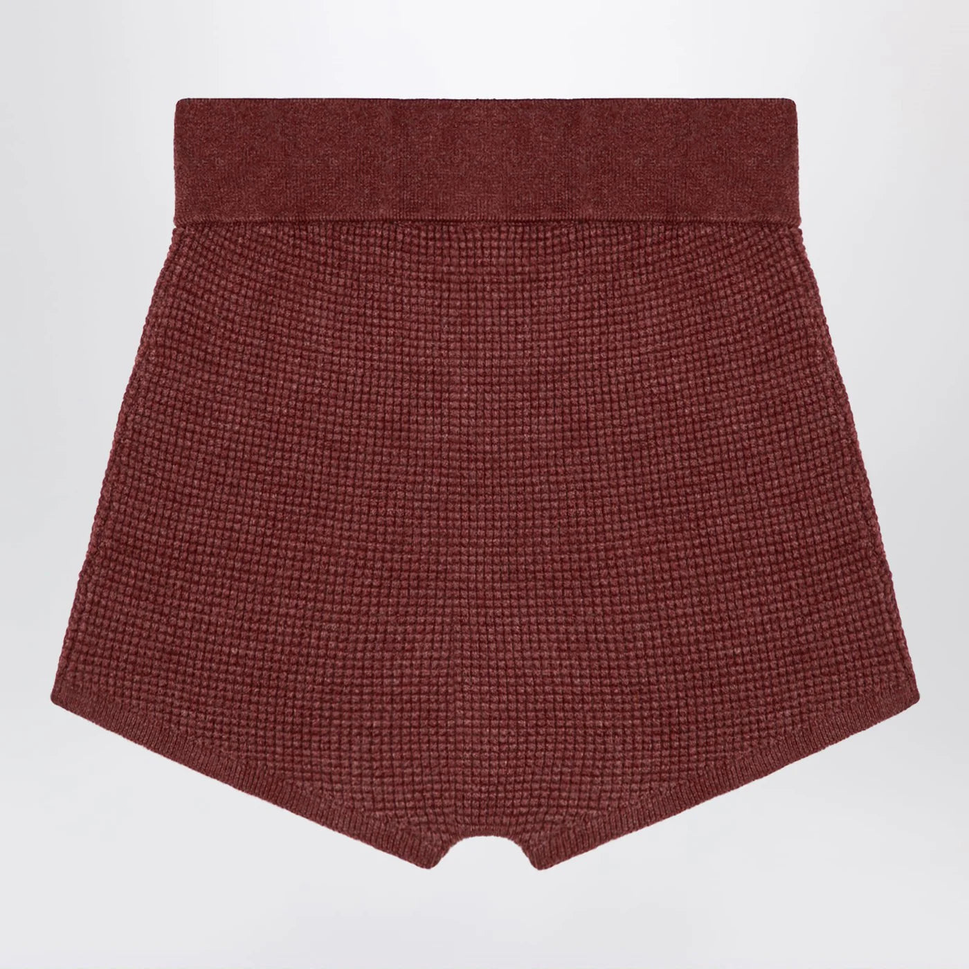 Fear of God Essentials Burgundy Honeycomb Shorts