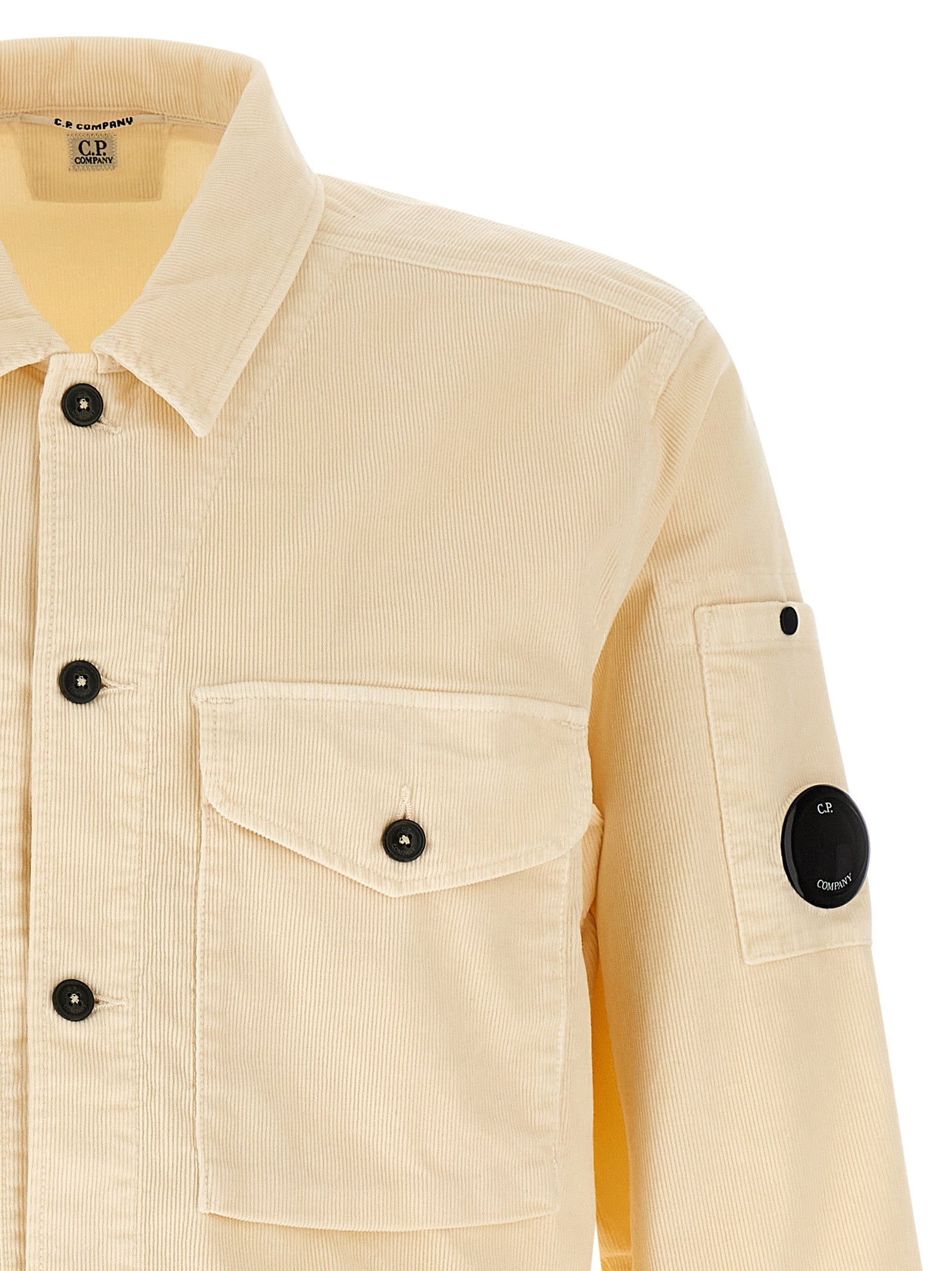 C.p. Company Ribbed Velvet Overshirt