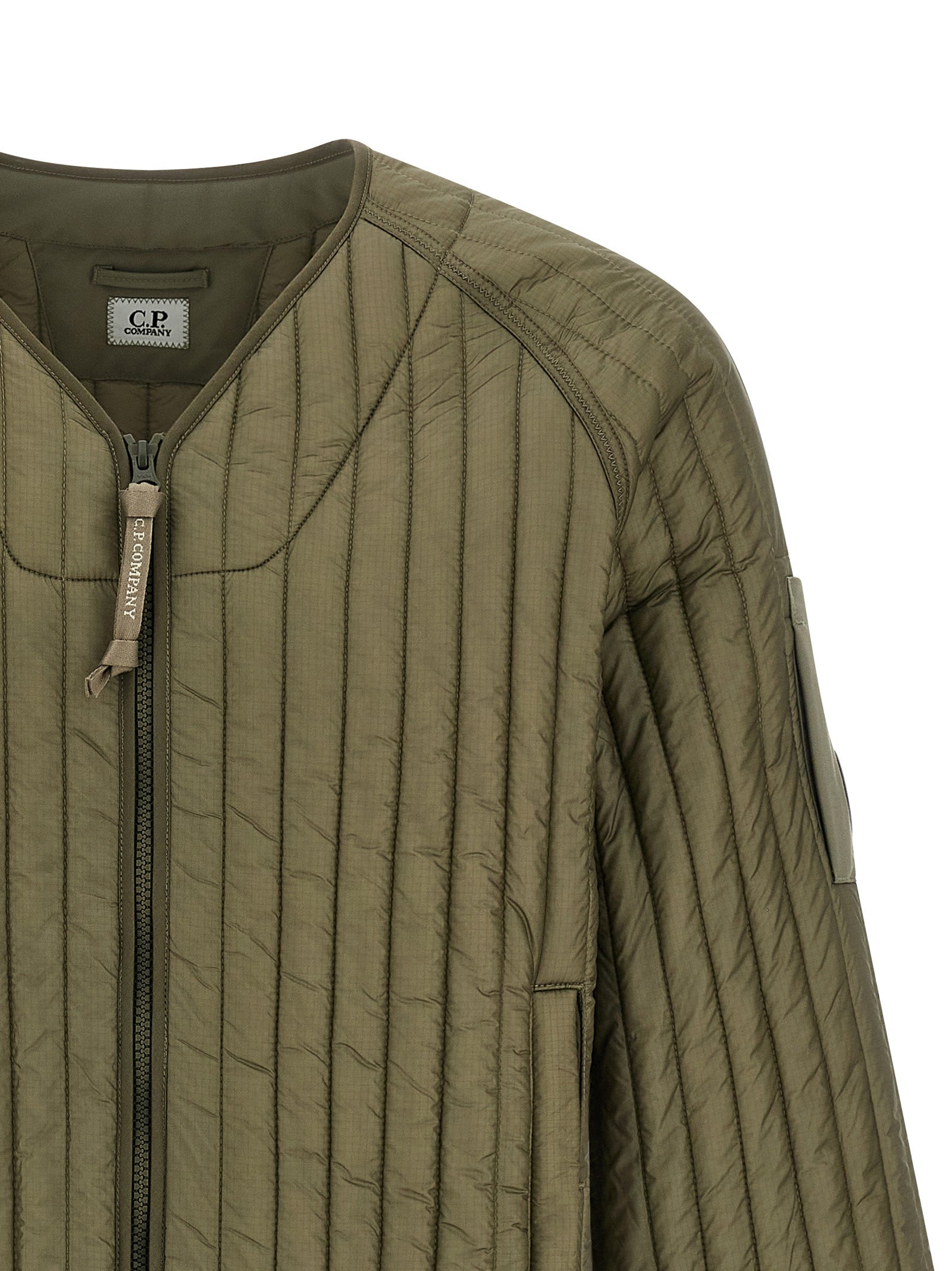 C.p. Company Ribbed Down Jacket
