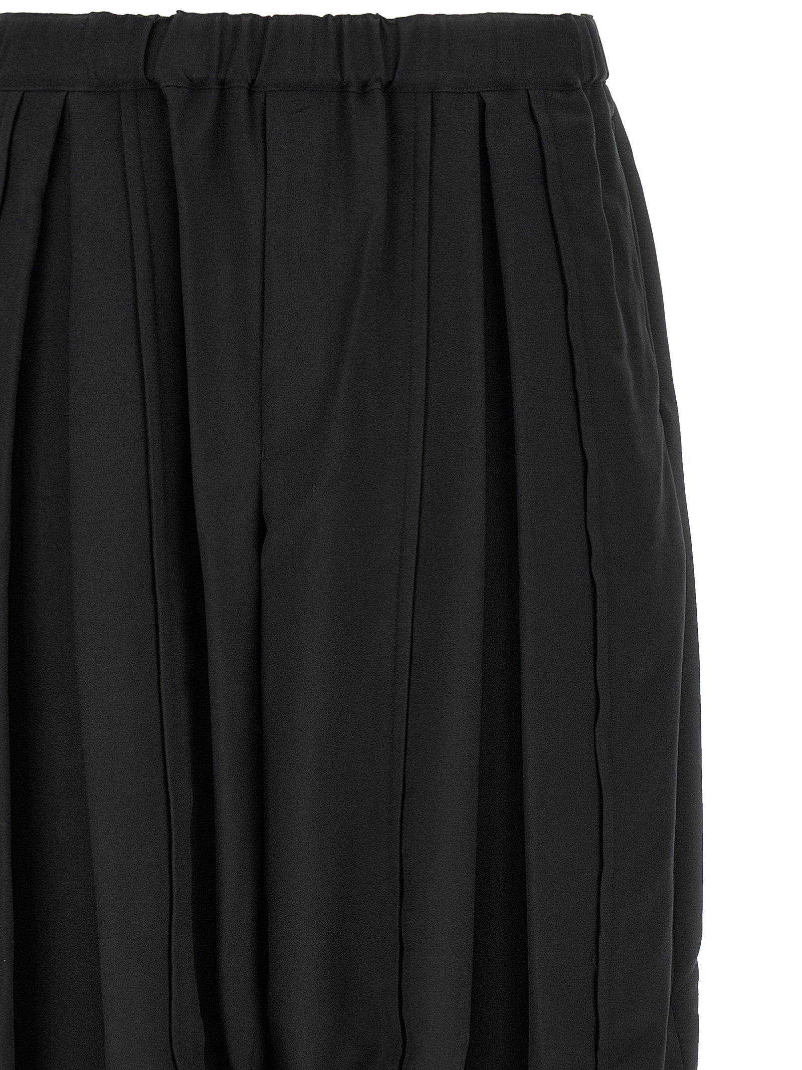 Comme Des Garcons Black Barrel Leg Pants