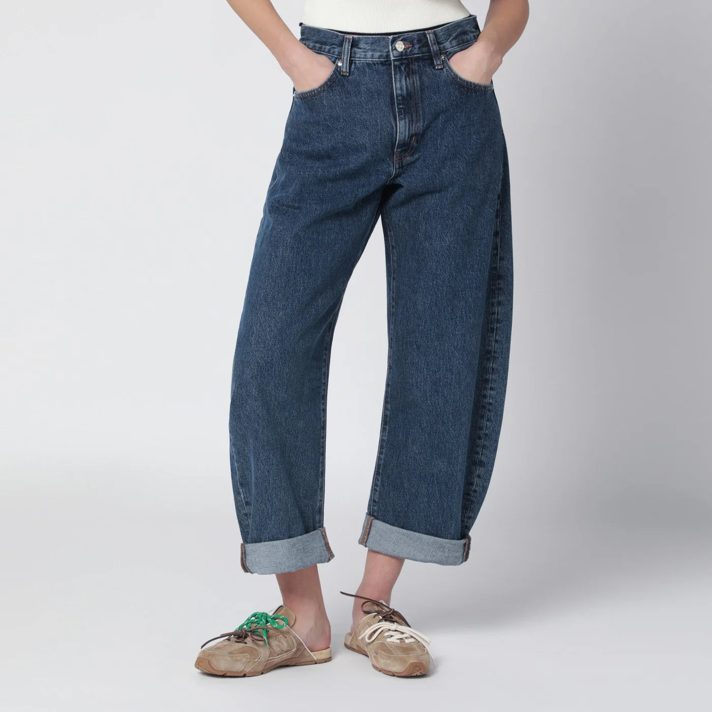 Frame The Bubble indigo-blue jeans