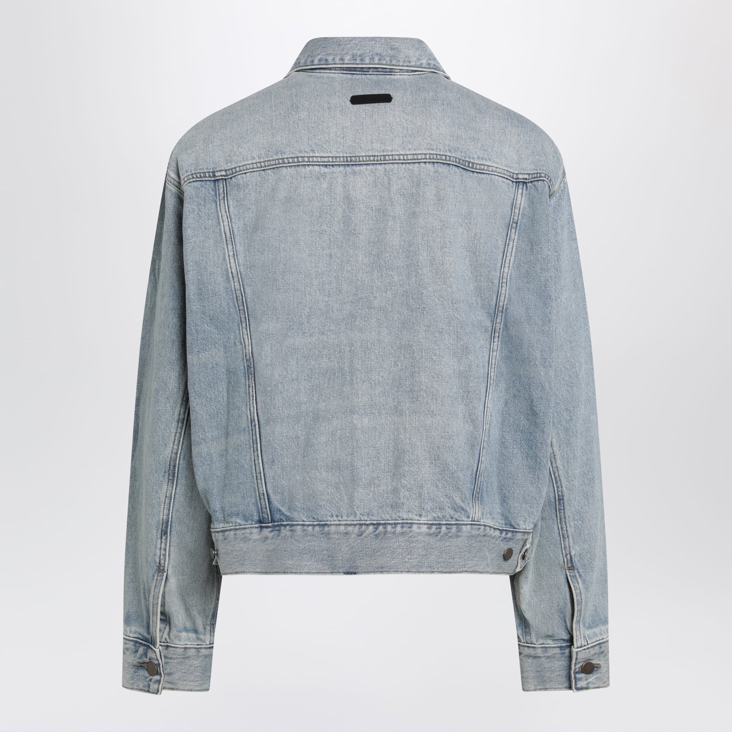 Fear of God Essentials Light blue vintage-effect denim jacket