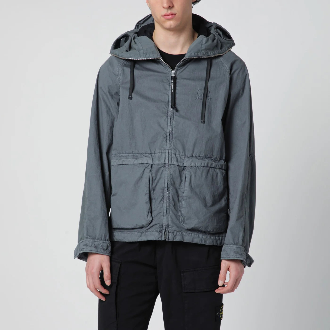 C.P. Company Explorer 50 Fili Wax jacket in grey