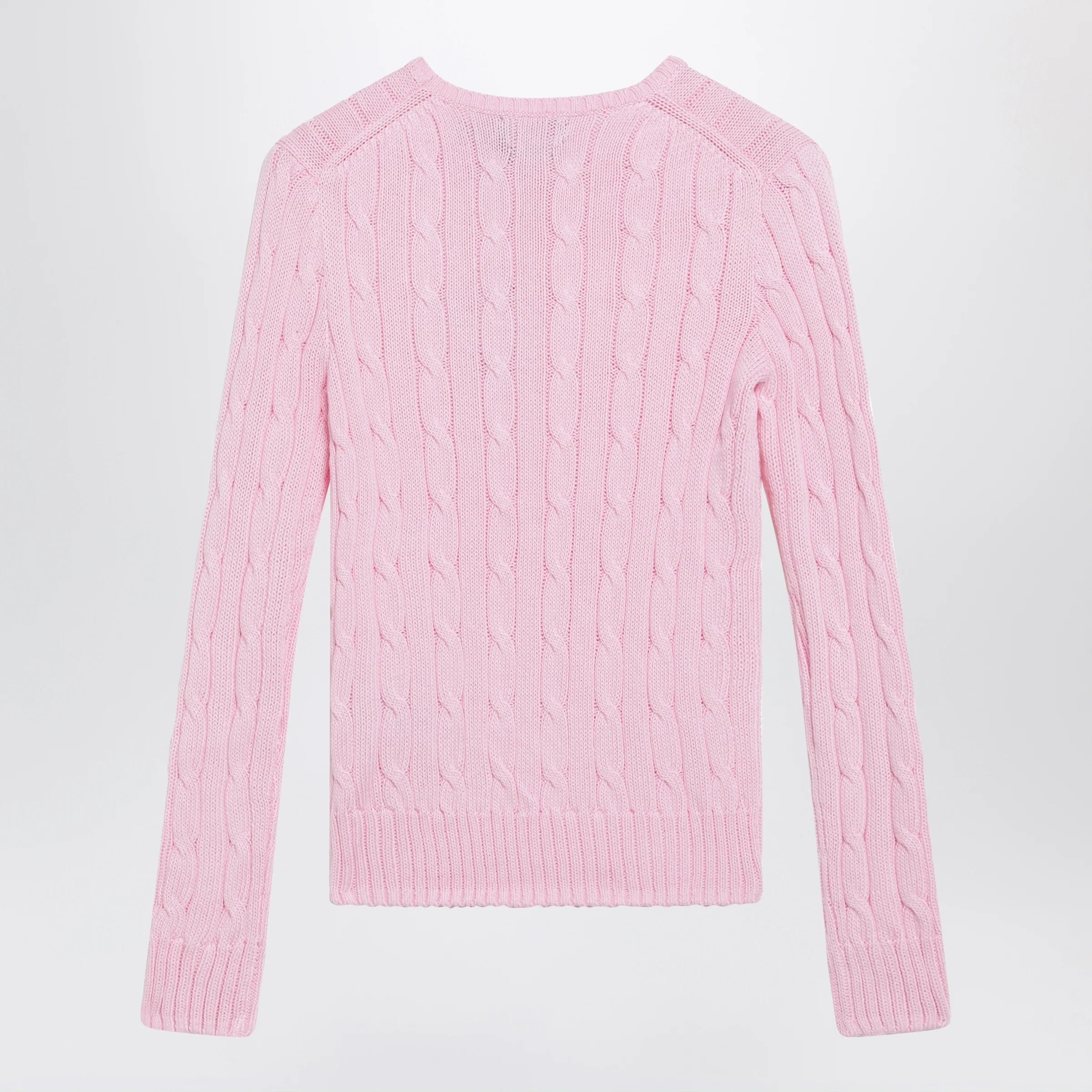 Polo Ralph Lauren Pink cable-knit cotton sweater